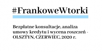 Frankowe Wtorki – cykl bezpłatnych konsultacji.